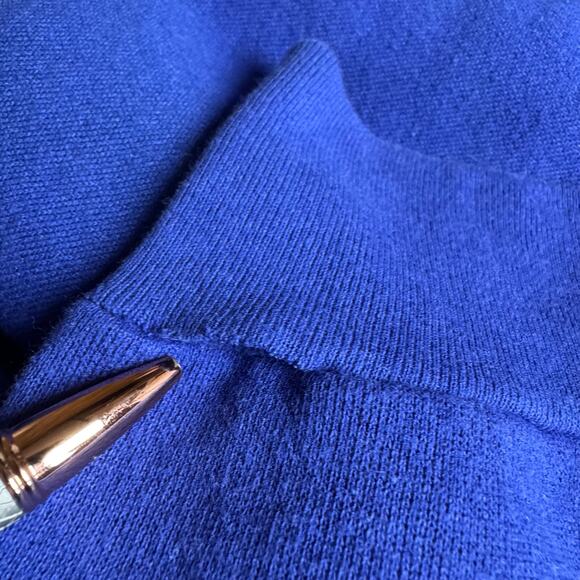 Vintage Lee Blue Nautical Sweatshirt Womens Cottagecore Grannycore Heritage Lace - Picture 5 of 5